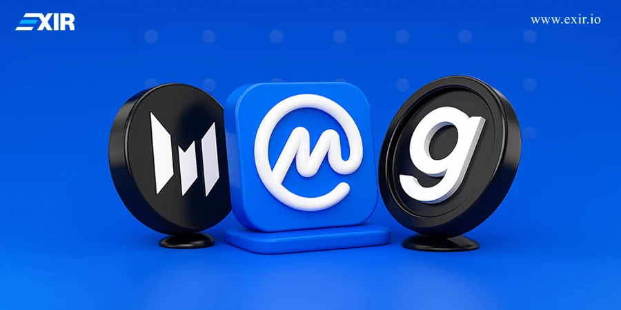 لوگوی Messari، CoinMarketCap و Glassnode؛ سایتهای تحلیل فاندامنتال ارز دیجیتال