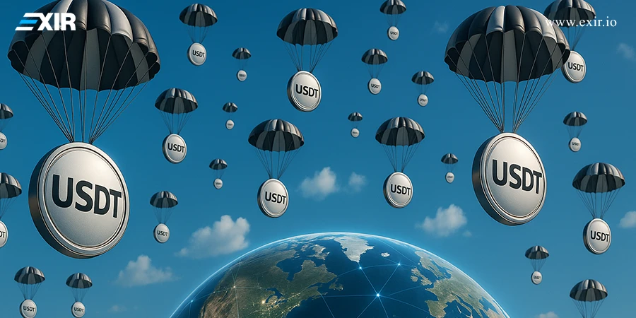 تشخیص ایردراپهای USDT جعلی