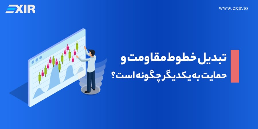 تبدیل خطوط مقاومت و حمایت به یکدیگر چگونه است؟
