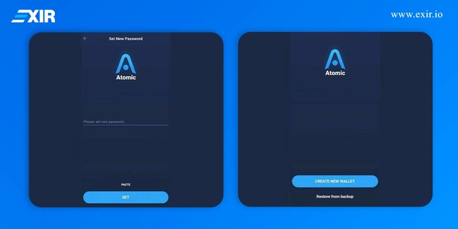 نحوه استفاده از کیف پول اتمیک والت (موبایل)