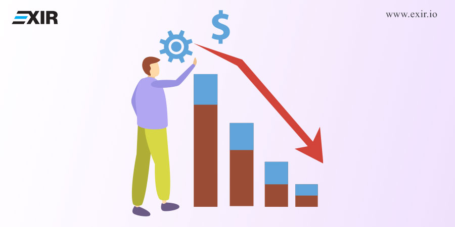 کاهش قیمت هنگام ریزش بازار ارز دیجیتال