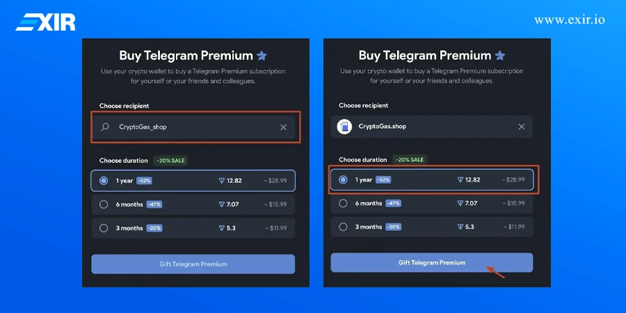 چگونه تلگرام پریمیوم بخریم؟ راهنمای خرید با ارز دیجیتال 4
