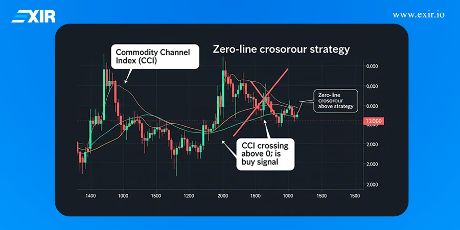 استراتژی شکست صفر (Zero-Line Crossover) با استفاده از اندیکاتور cci