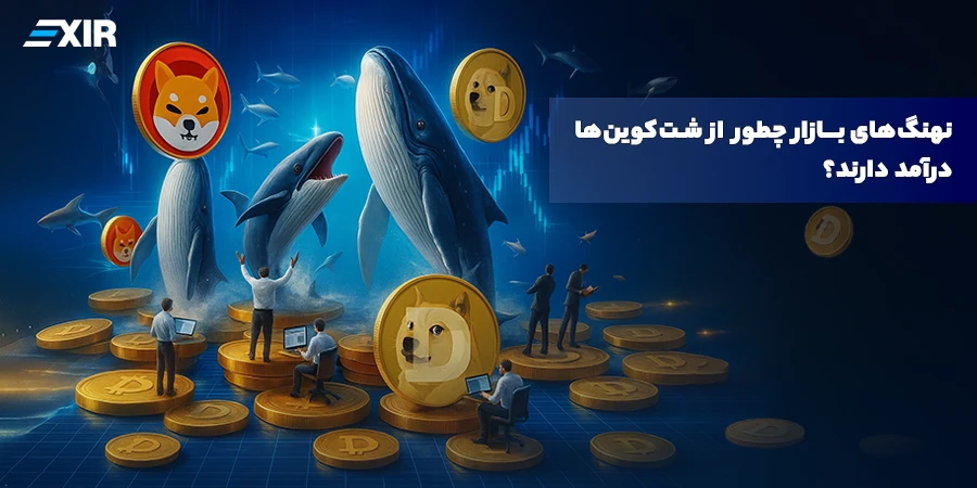 چطور نهنگ‌های بازار از شت‌کوین‌ها پول درمی‌آورند؟